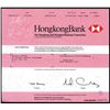 Image 1 : HongKongBank (HSBC) Hongkong and Shanghai Banking Corporation, Issued Shares. 1986.