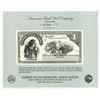 Image 1 : American Bank Note Specimen 1994 Numismatic Souvenir Card with Colombia Banknote Proof.