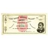 Image 1 : New London Business College Bank, 1860-70's Remainder College Currency Obsolete Banknote.