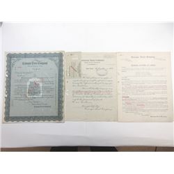 Carnegie Trust Co., 1909-1910 Circular Letter of Credit Specimen.