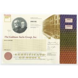 Goldman Sachs Group, Inc. 1999  IPO  Specimen Stock Certificate.