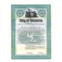 City of Victoria, 1908 Specimen Bond