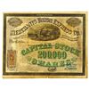 Image 1 : Merchants Union Express Co., 1867 Issued Stock Certificate