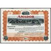 Image 1 : Amador Consolidated Mining and Development Co., Issued Bond.