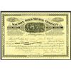 Image 1 : Salmon Gold Mining Co.1882 Stock Certificate.