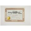Image 1 : Addie-May Mining Co., 1892 Issued Stock Certificate
