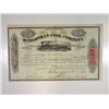 Image 1 : Midlothan Coal Co., 1865 Issued Stock Certificate