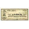 Image 1 : Andes Silver Mining Co., 1876 Issued stock certificate.