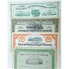 Image 1 : Navigation and Railroad Stock and Bond Certificate Quartet, ca.1899-1950