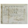 Image 1 : Mobile & Ohio Rail Road Co., 1852 Cancelled Stock Certificate