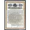 Image 1 : St. Louis, Peoria and North Western Railway Co., 1913 Specimen Bond