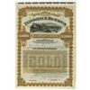 Image 1 : Evansville & Richmond Railroad Co. Western Division - Elnora to Columbus, 1888 Specimen Bond