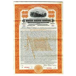 Wabash Railway Co., 1925 Specimen Bond