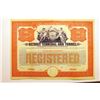 Image 1 : Detroit Terminal & Tunnel Co., 1911 Specimen Registered Bond.
