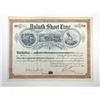 Image 1 : Duluth Short Line Railway Co., 1900 Issued Stock Certificate.