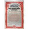 Image 1 : Great Northern Railway Co 1923 Specimen $1000 5% Ser.C Gold Coup Bond XF ABN Red