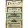Image 1 : Texas Railroad Cancelled Stock Certificate Quartet, ca.1897-1906