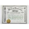 Image 1 : State of Alabama, 1870 Issued Bond