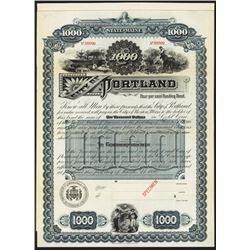 City of Portland Specimen Bond.