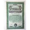 Image 1 : City of Cincinnati, 1906 Specimen Bond