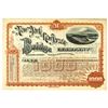 Image 1 : New York & New Jersey Bridge Co. of New York, 1892 Certificate for 1 Coupon Bond.