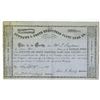 Image 1 : Newtown & North Hempstead Plank Road Co. 1854 Issued Stock Certificate