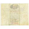 Image 2 : Philadelphia and Lancaster Turnpike, 1795 Stock Certificate Signed by William Bingham.