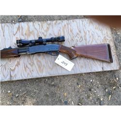 Remington 243 cal, Gamemaster 760 w/ Tasco scope 3-12 x40 gun serial #B7258500