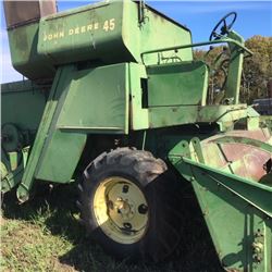 1964 John Deere modl 45 gas SP combine serial #37684