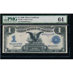 1899 $1 Black Eagle Silver Certificate PMG 64