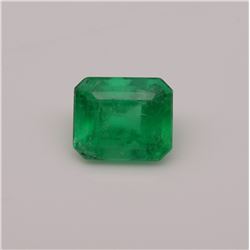 1.12ct GIA Certified Colombian Emerald Gemstone