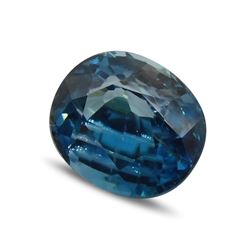 4.39ct Oval Blue Zircon Gemstone