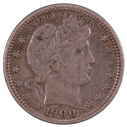 1900 Barber Quarter Coin