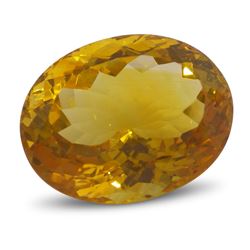 15.07ct Oval Citrine Gemstone
