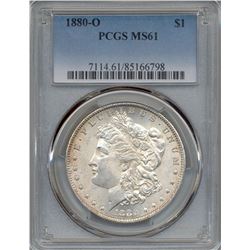1880-O $1 Morgan Silver Dollar Coin PCGS MS61