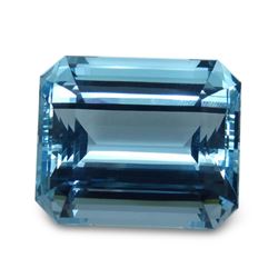 36.48ct GIA Certified Aquamarine Gemstone