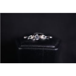 A ring with diamond.