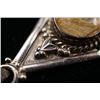 Image 3 : Sterling Silver Pendant with Brazilian Gold Rutilated Quartz Inlay.