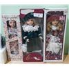 Image 1 : 3 COLLECTIBLE DOLLS IN BOXES