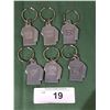 Image 1 : 6 METAL HOCKEY JERSEY KEY CHAINS