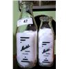 Image 1 : TWO 1940'S MODEL DAIRIES MILK BOTTLES
