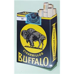 BUFFALO CIGAR CARDBOARD ADVERTISEMENT