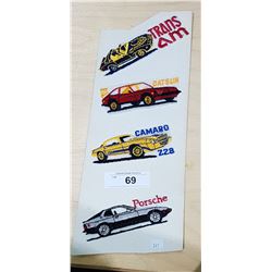 4 VINTAGE CLOTH IRON ON PATCHES