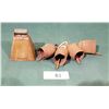 Image 1 : 4 ANTIQUE HORSE SLEIGH BELLS & SMALL VINTAGE LIVESTOCK BELL