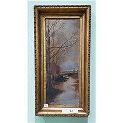 GILT FRAMED OIL ON CANVAS