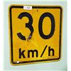 Image 1 : ORIGINAL 30KMH SPEED LIMIT SIGN