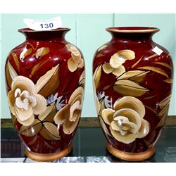 PAIR OF CERAMIC VASES