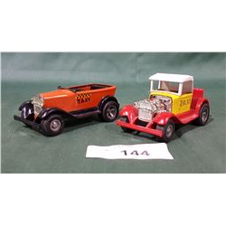 2 VINTAGE TONKA PRESSED STEEL HOT ROD CARS