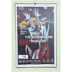 THE ASTAOUNDING SHE MONSTER MOVIE CARD