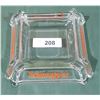 Image 1 : LARGE VINTAGE GLASS SCHWEPPES ASHTRAY